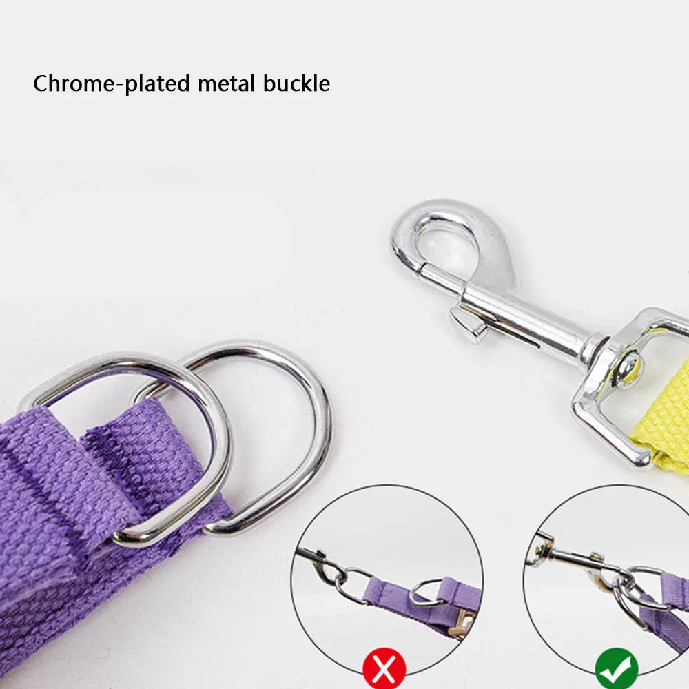 PAWS ASIA Manufacturers Cute Colorful Tough Adjustable Dog Leash Body Harness Set