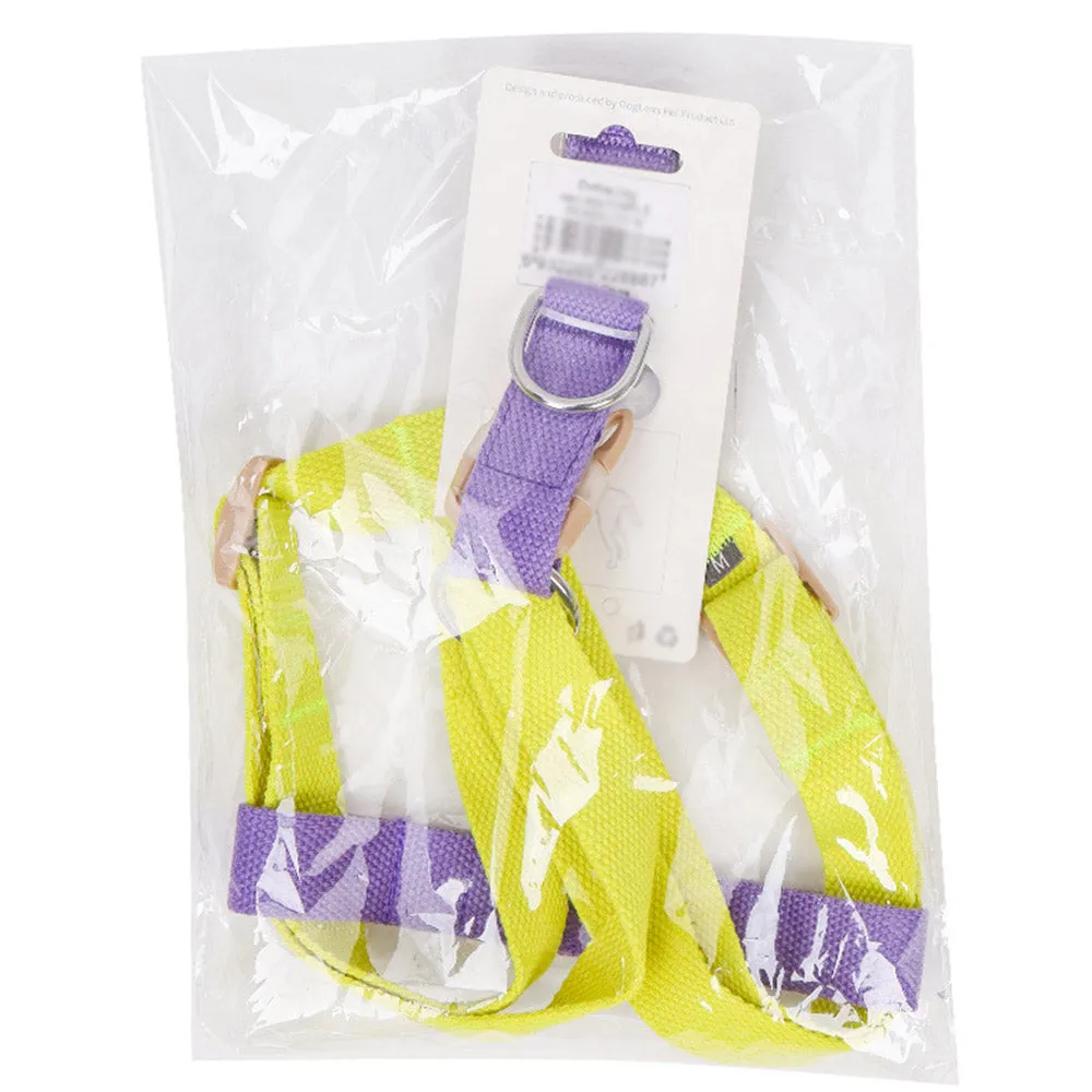 PAWS ASIA Manufacturers Cute Colorful Tough Adjustable Dog Leash Body Harness Set
