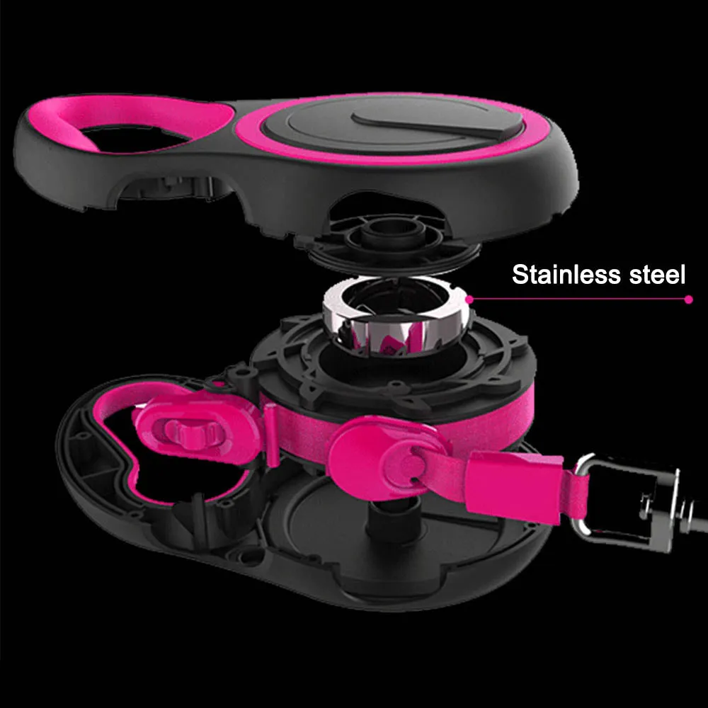 PAWS ASIA Wholesale Custom Best Selling New Nylon Luxury Long Automatic Retractable Dog Leash