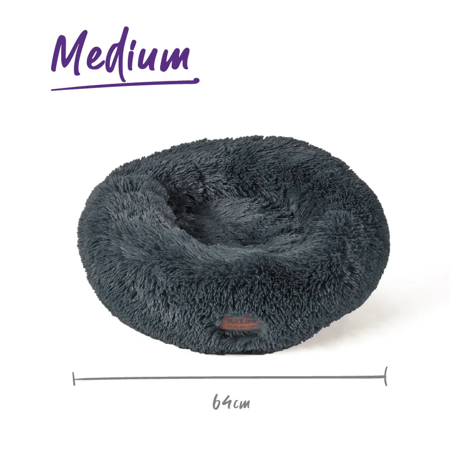 Peacock Dog Bed - Storm Grey