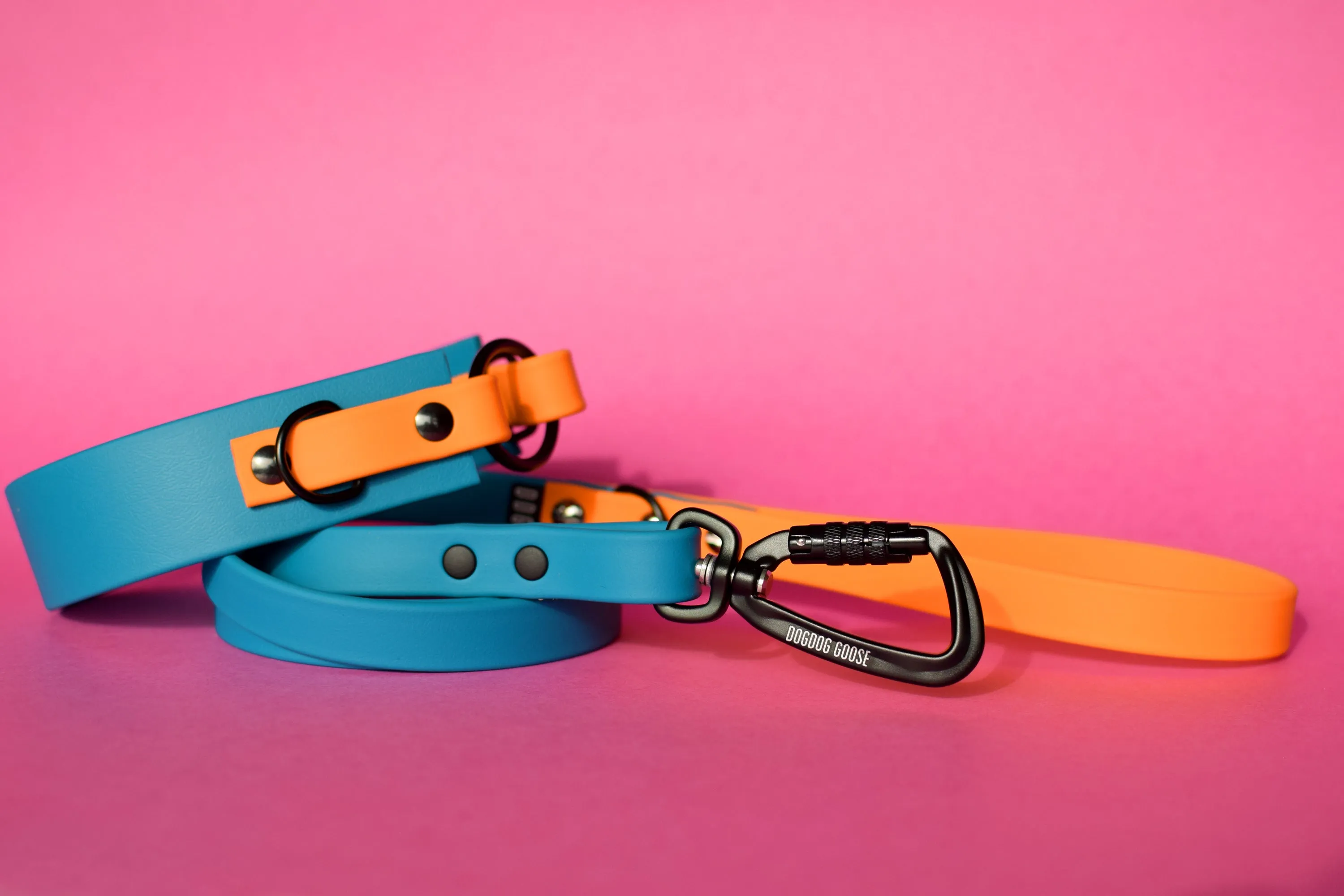 PREMADE COLLECTION - Lagoon & Mango Biothane Dog Leash