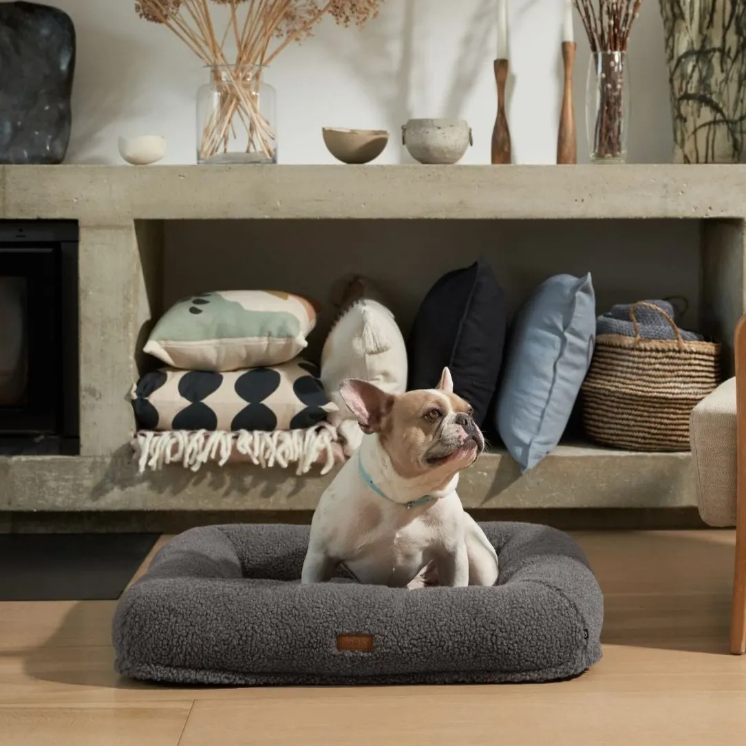 PupPillow Dog Bed - Large Slate Grey