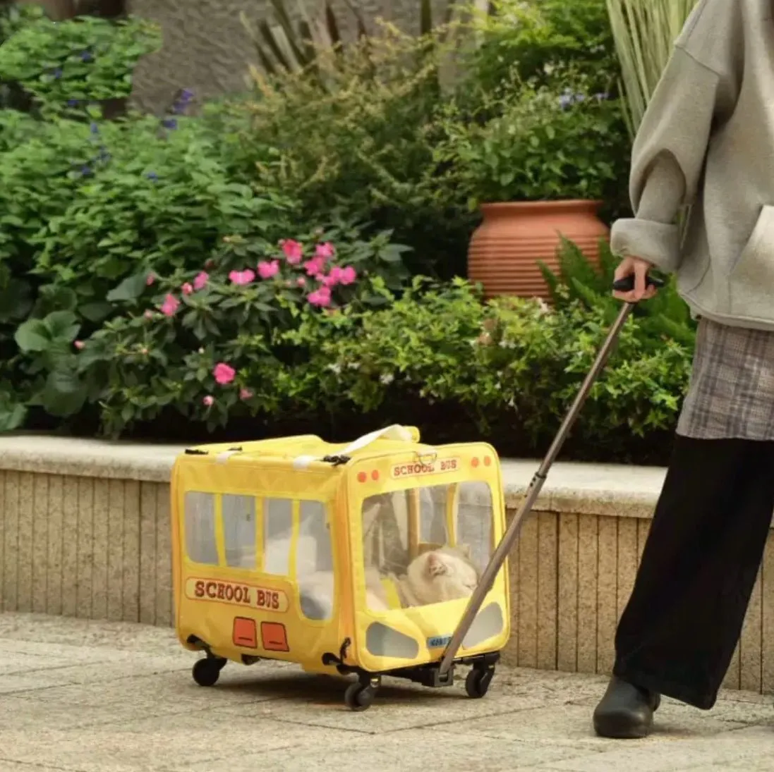 PURLAB School Bus Pet Carrier