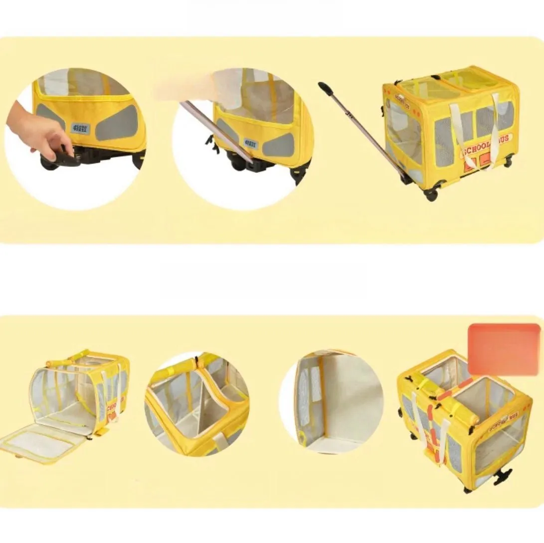 PURLAB School Bus Pet Carrier
