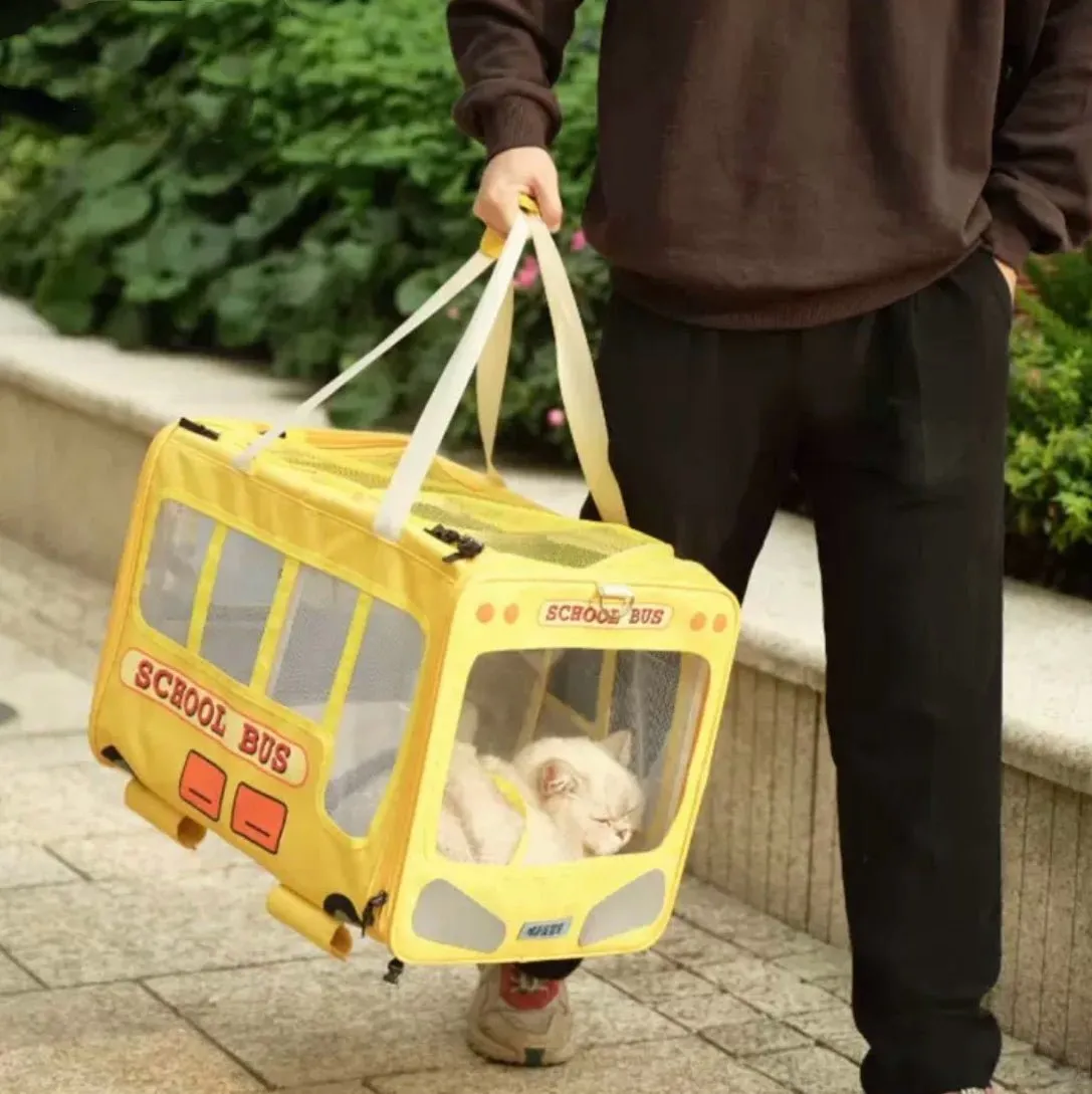 PURLAB School Bus Pet Carrier