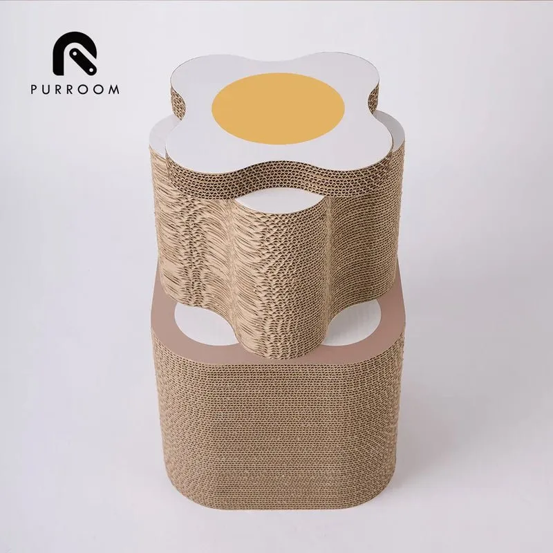 PURROOM 3 In 1 Plumeria Cat Scratcher