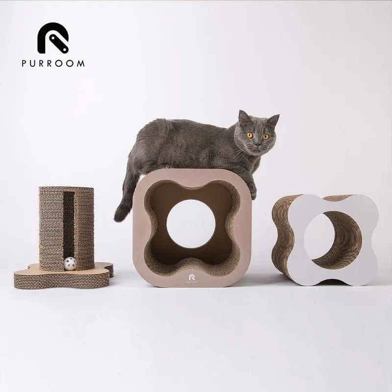 PURROOM 3 In 1 Plumeria Cat Scratcher