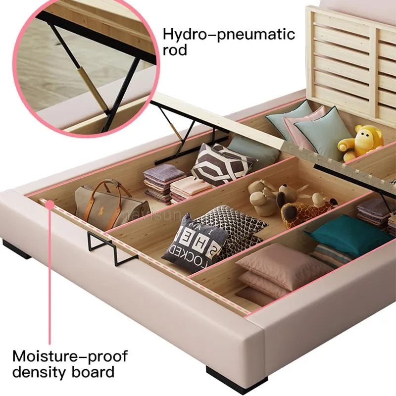 Rabbit Children's Bed Simple Style Solid Wood Bedroom Bed