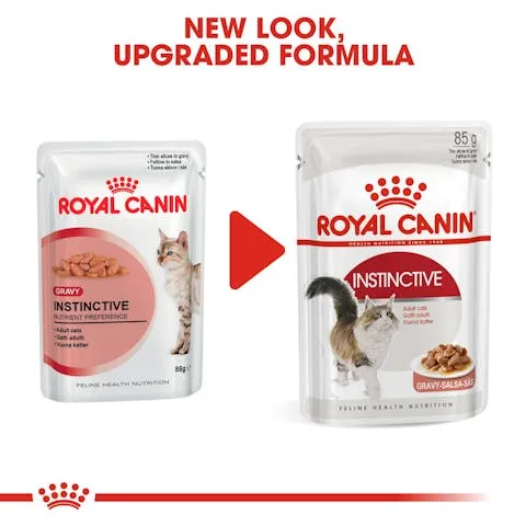 Royal Canin | Cat Wet Food Pouch | Adult Instinctive in Gravy - 85g