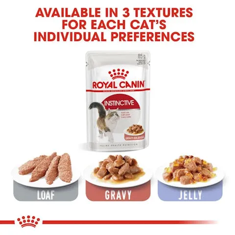Royal Canin | Cat Wet Food Pouch | Adult Instinctive in Gravy - 85g
