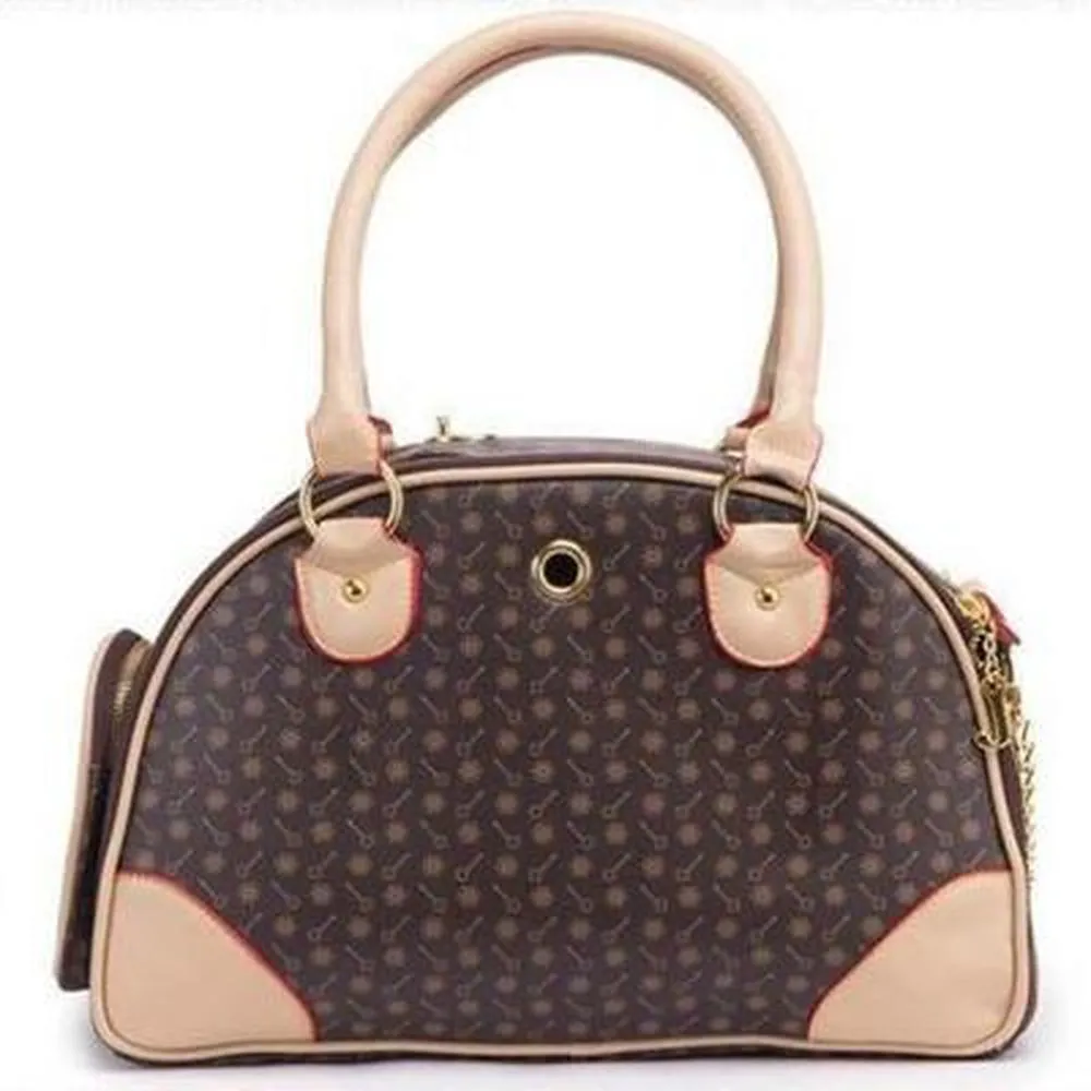 Stylish Checkered Tote Pet Carrier