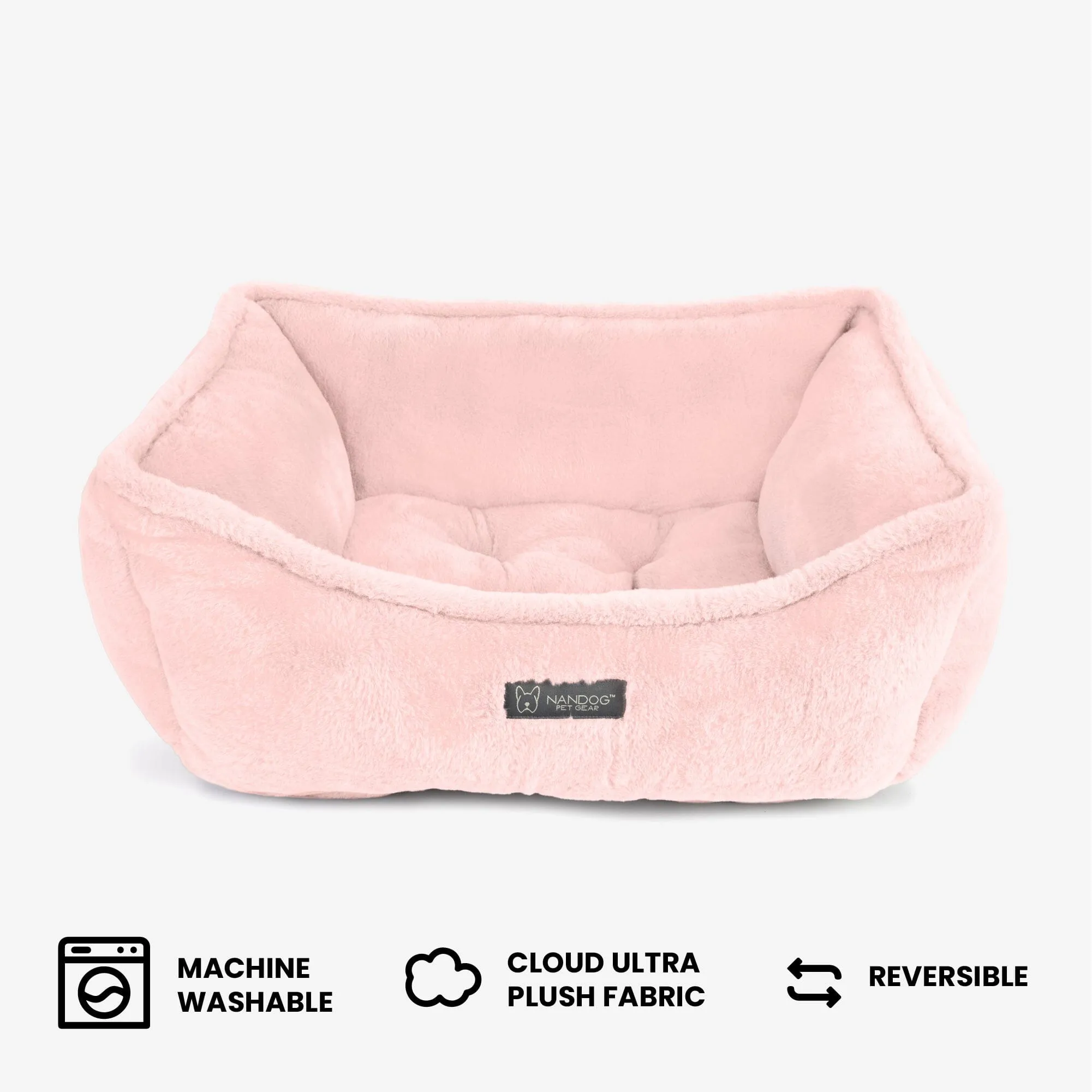 The Super Cloud Bed in Blush Pink