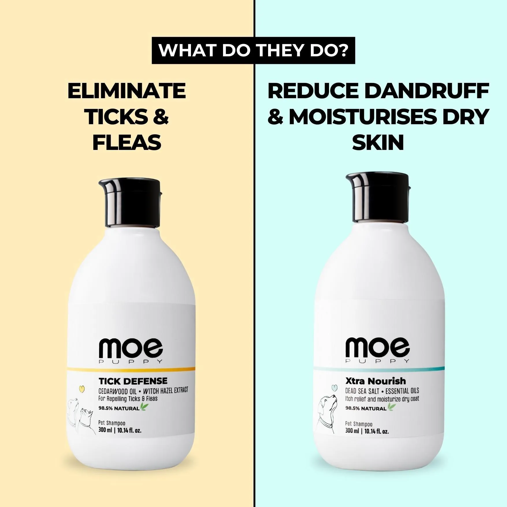 Tick Defense & Xtra Nourish Pet Shampoo Combo