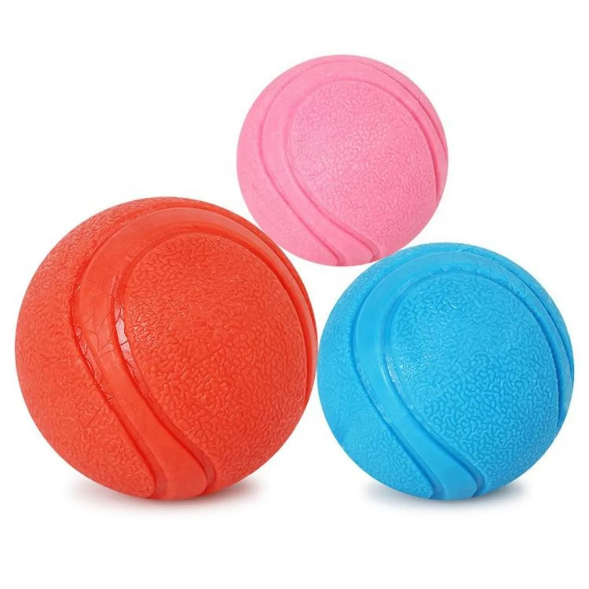 Tough TPR Chewy Dog Toy Balls