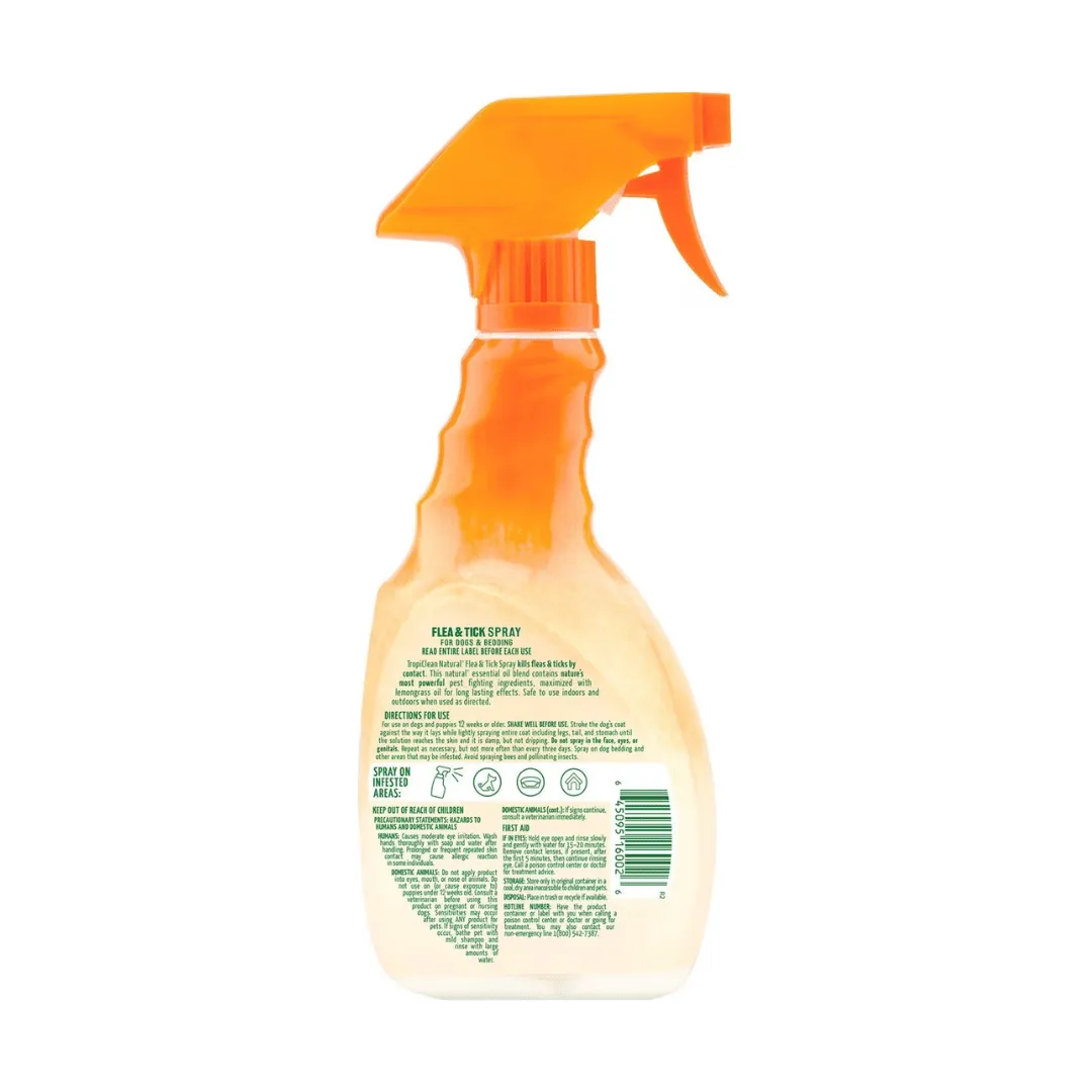 Tropiclean Natural Flea & Tick Dog Spray