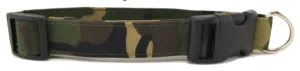 Woodland Camo Dog Collar (5 sizes)